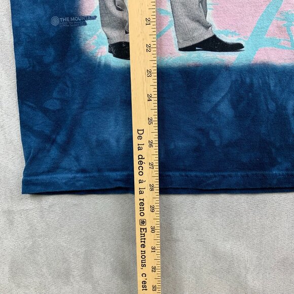 The Mountain Mens Shirt Large Blue Tie Dye Crewneck Miami Vice Cats Car Summer - Picture 7 of 8